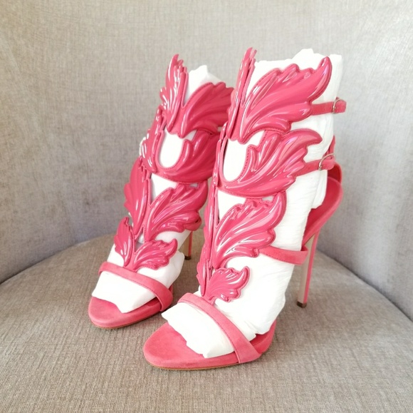 NIB Giuseppe Zanotti Azalea Suede Coline Sandals - Picture 3 of 8